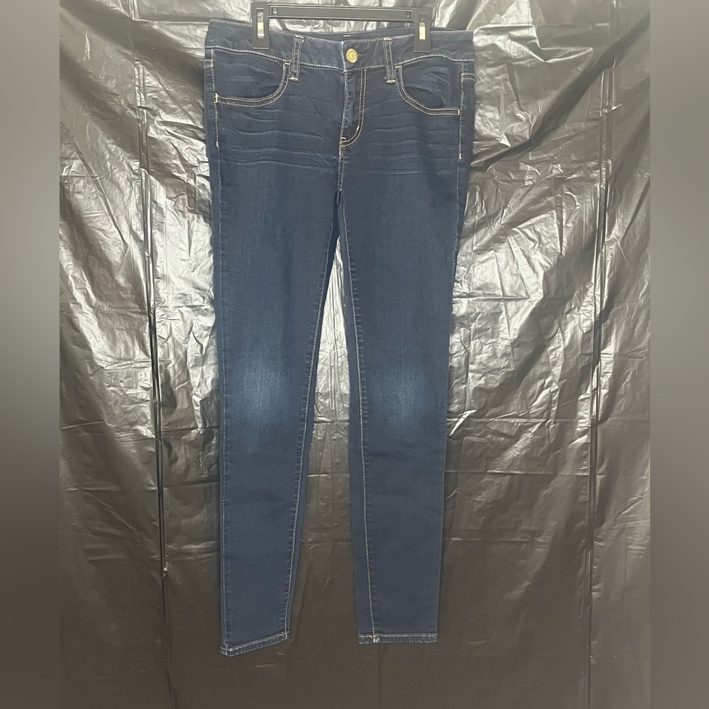 American Eagle Outfitters Dark Blue Skinny Jeans